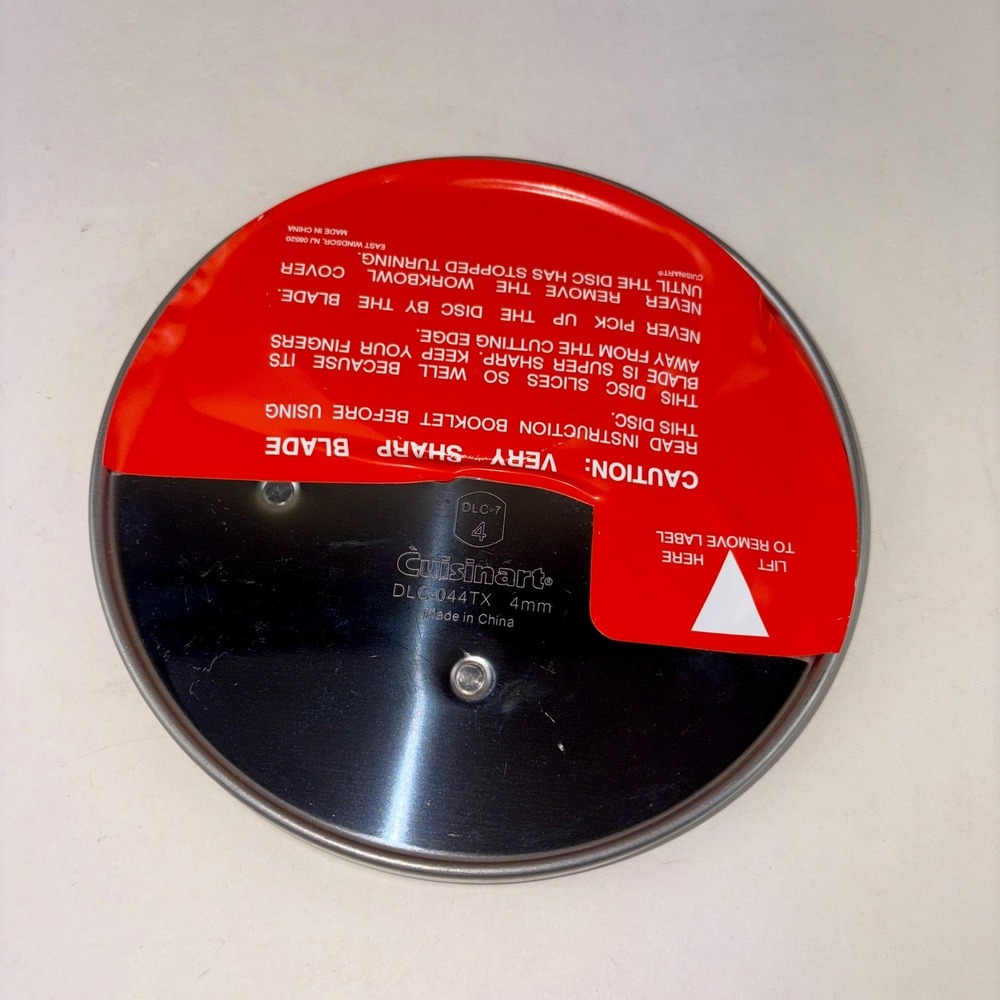 Cuisinart Food Processor 4mm Slicing Disc DLC-044TX‎ OEM Replacement Part NEW